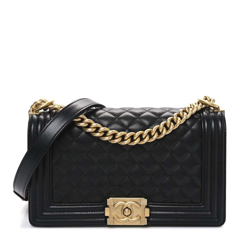 Chanel Caviar Quilted Medium Boy Flap #308304C45B